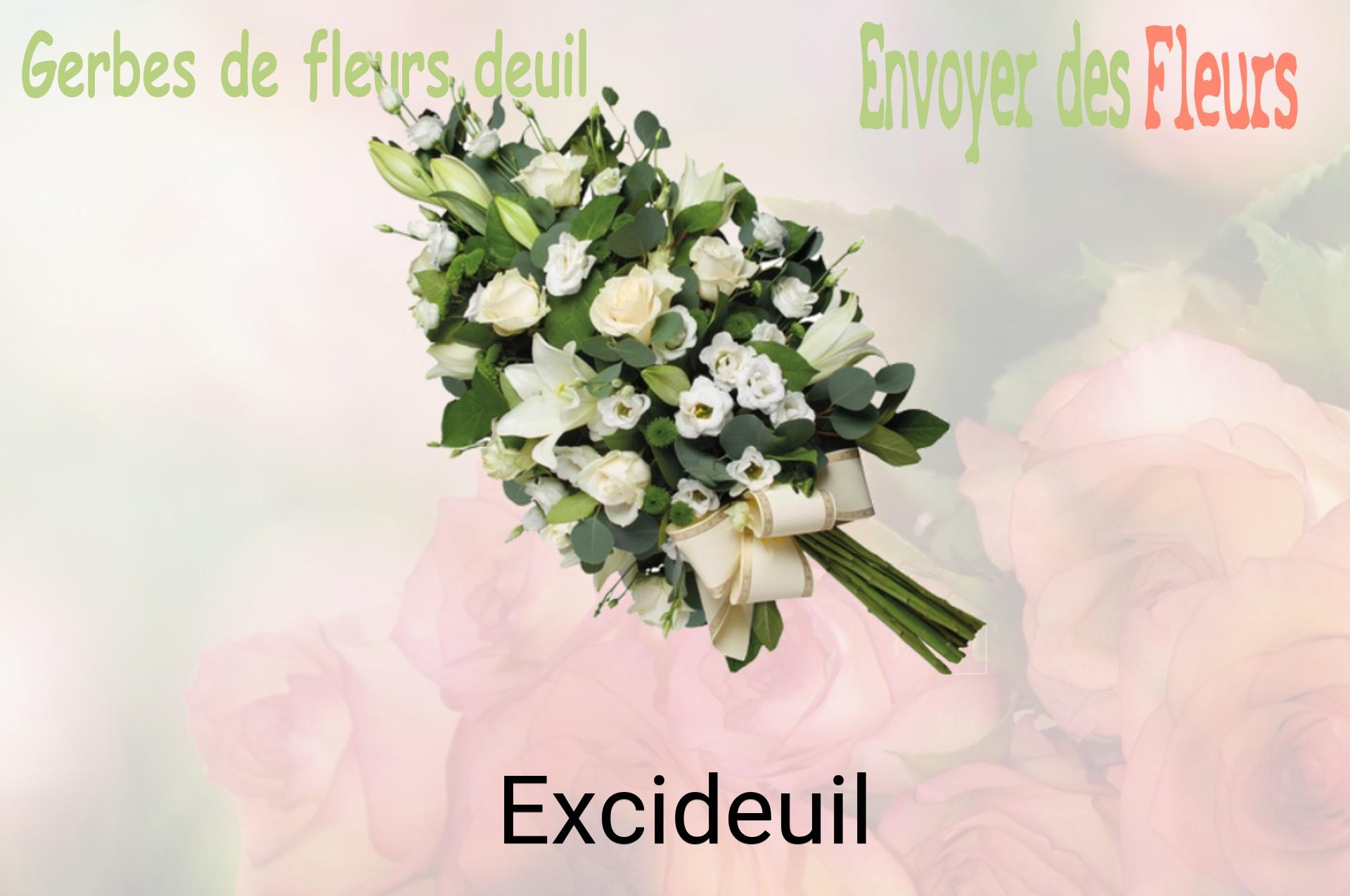 Gerbe de fleurs de deuil livrée à Excideuil